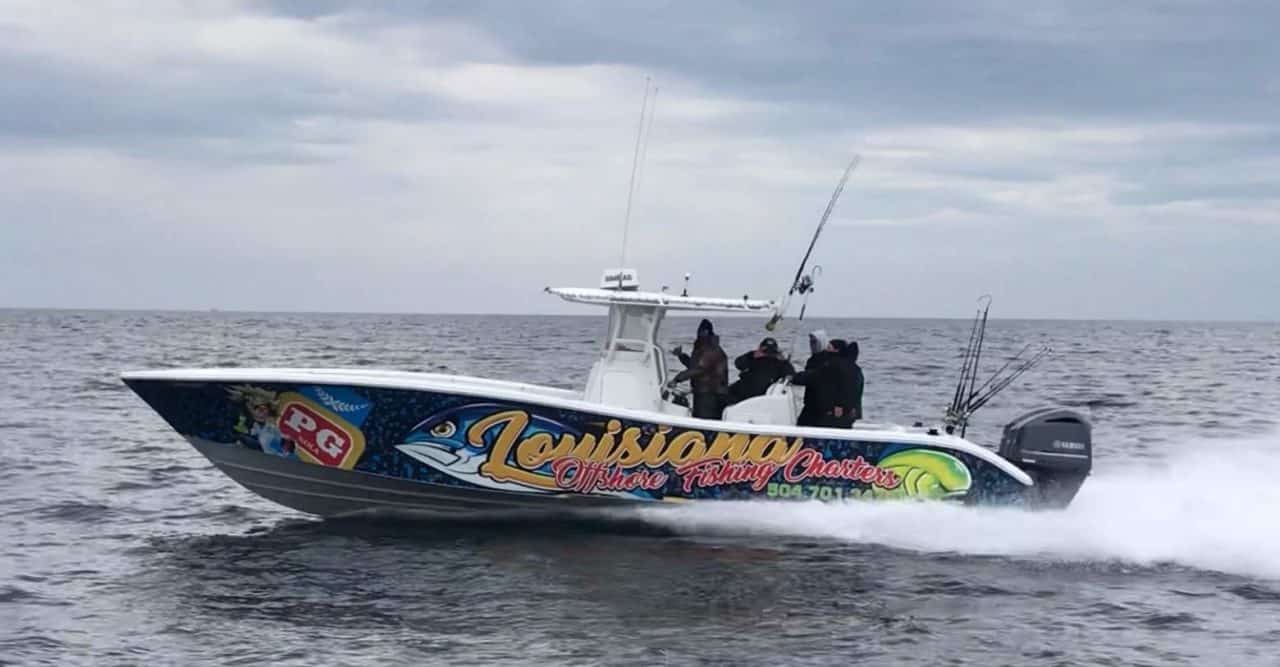 Louisiana Offshore Fishing Charters - Boat On The Water